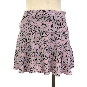 Aritzia- Sunday Best Zelda Lavender Floral Mini Skirt Size 4.